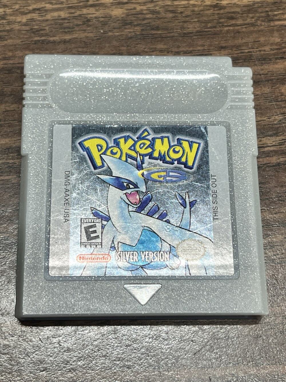 Pokemon Silver Gameboy Color Authentic (New Save Battery) GBC Cartridge Only.